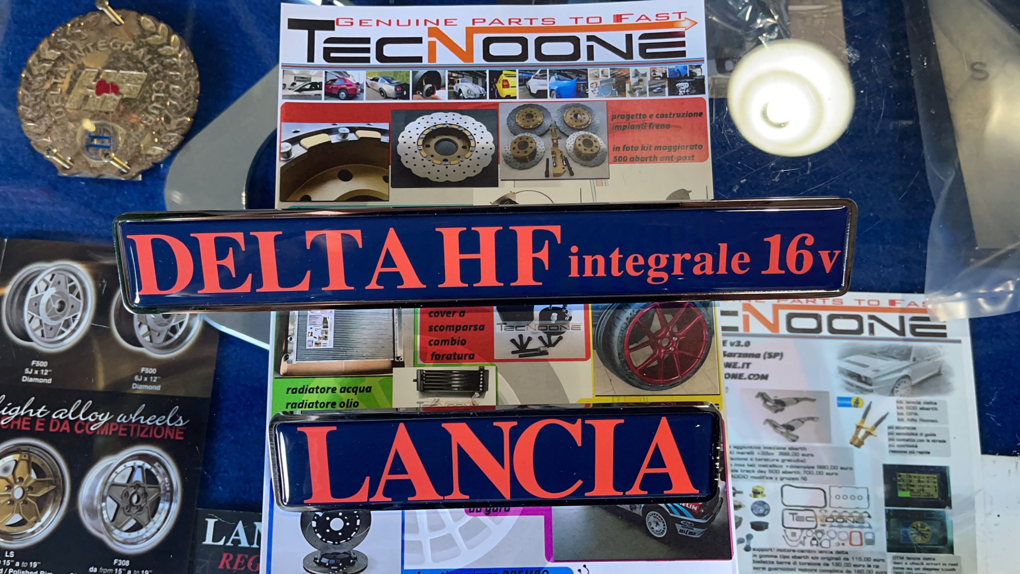 Emblema Lancia integrale portellone integrale 8v-16v